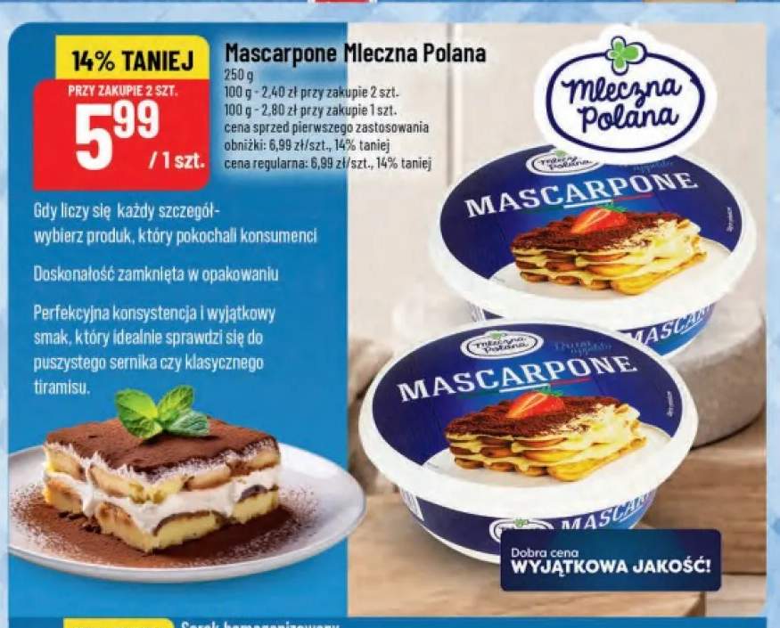 Mascarpone Mleczna Polana