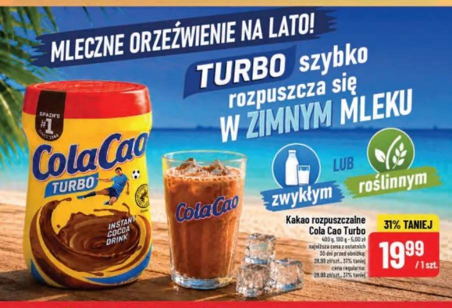 Kakao rozpuszczalne Cola Cao Turbo