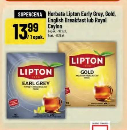 Herbata Lipton Earl Grey +3 warianty