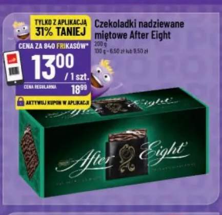 Czekoladki nadziewane miętowe After Eight