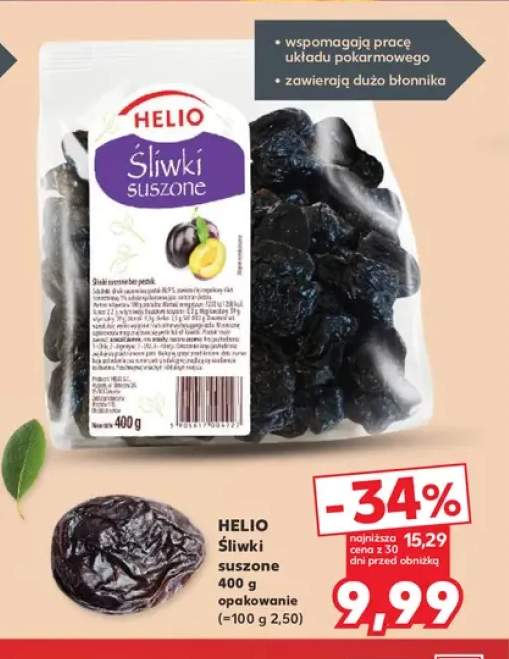 Śliwki suszone Helio