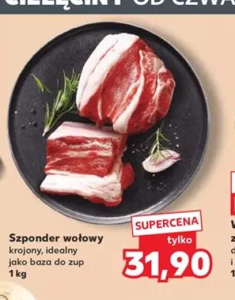 Szponder wołowy krojony idealny jako baza do zup