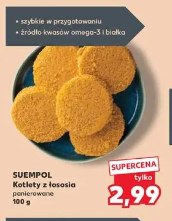 Kotlety z łososia panierowane Suempol