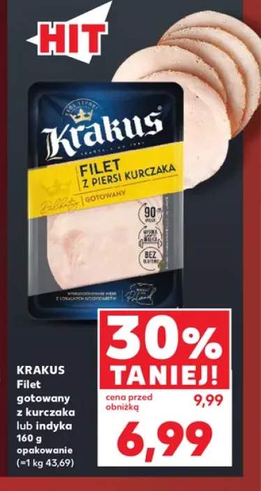 Filet gotowany z kurczaka Krakus +1 wariant