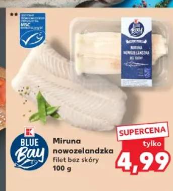 Miruna nowozelandzka filet bez skóry Blue Bay