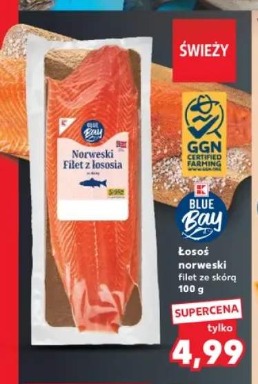 Łosoś norweski filet ze skórą Blue Bay