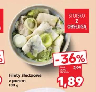 Filety śledziowe z porem