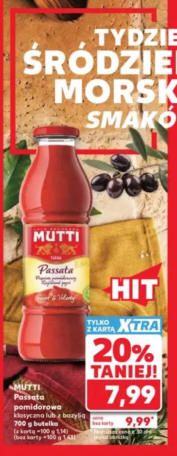 Passata pomidorowa klasyczna Mutti +1 wariant