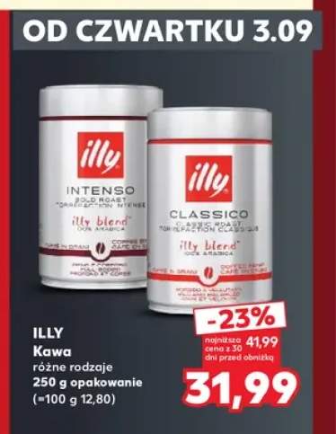 Kawa ziarnista illy Intenso +1 wariant