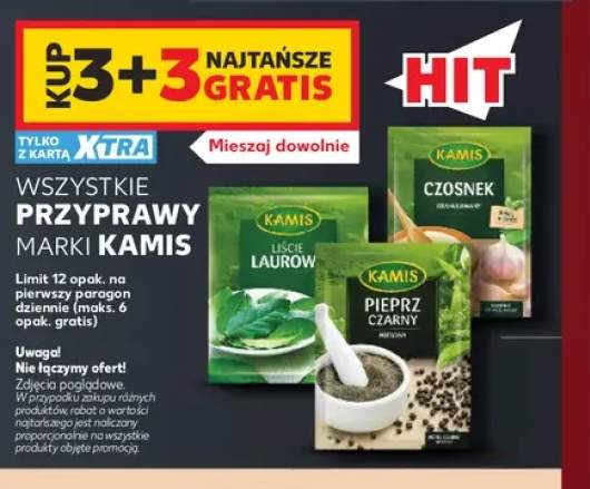 Przyprawy marki Kamis +3 warianty