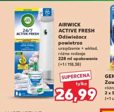 Odświeżacz powietrza urządzenie + wkład Airwick Active Fresh