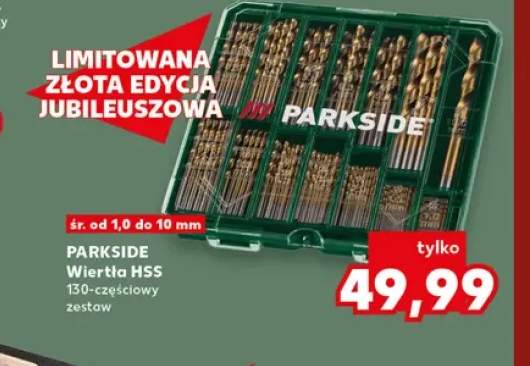 Zestaw wierteł HSS Parkside