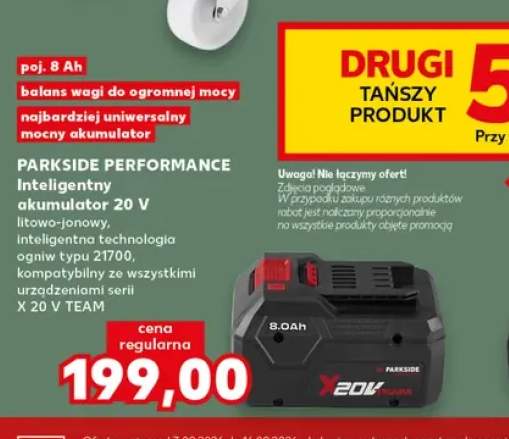 Inteligentny akumulator Parkside Performance 8Ah
