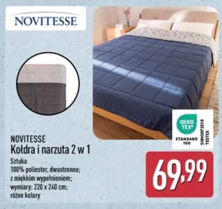 Kołdra i narzuta 2 w 1 Novitesse