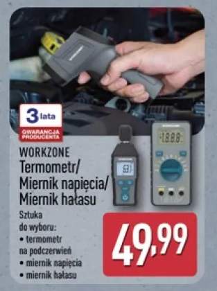 Termometr na podczerwień Workzone +2 warianty
