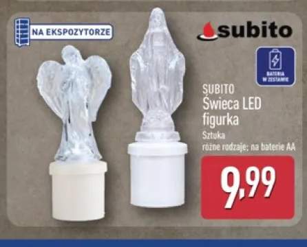 Świeca LED figurka Subito