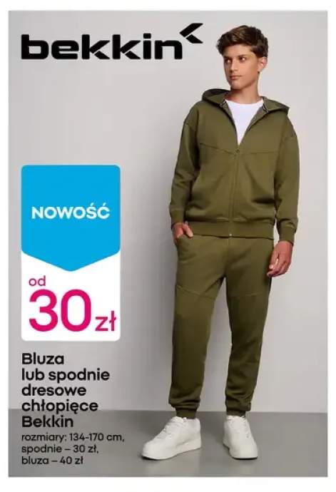 Spodnie dresowe chłopięce Bekkin