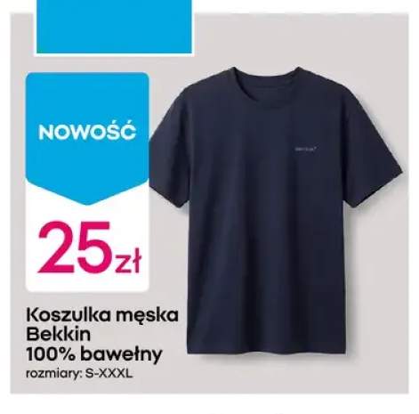 Koszulka męska Bekkin 100% bawełny
