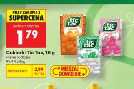 Cukierki Tic Tac Strawberry Mix +2 warianty