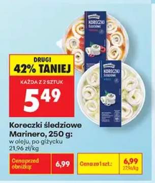 Koreczki śledziowe w oleju Marinero +1 wariant