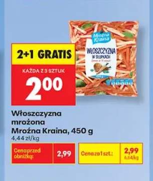 Włoszczyzna mrożona Mroźna Kraina
