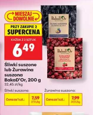 Żurawina suszona BakaD'Or +1 wariant