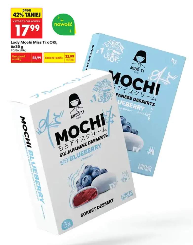 Lody mochi Miss Ti x OKI 6-pak