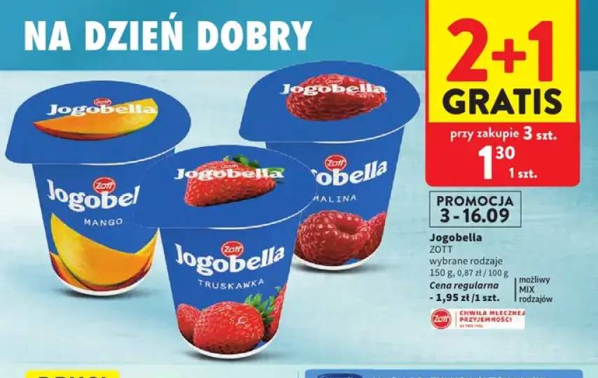 Jogurt Jogobella mango +2 warianty