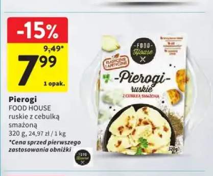 Pierogi ruskie z cebulką smażoną Food House
