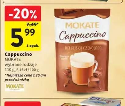 Cappuccino Mokate belgijska czekolada