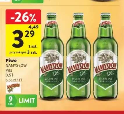 Piwo Namysłów Pils