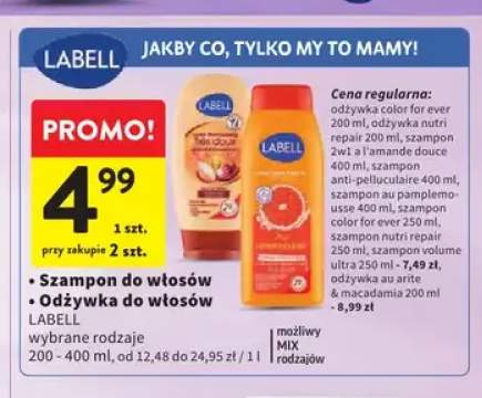 Odżywka do włosów Labell Color for Ever +8 wariantów