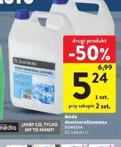 Woda demineralizowana Domédia