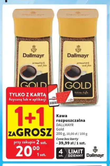 Kawa rozpuszczalna Dallmayr Gold