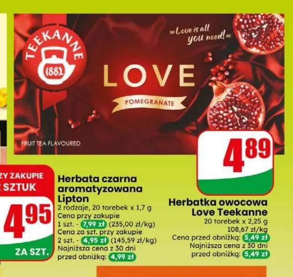 Herbatka owocowa Love Teekanne