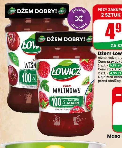 Dżem wiśniowy Łowicz +1 wariant