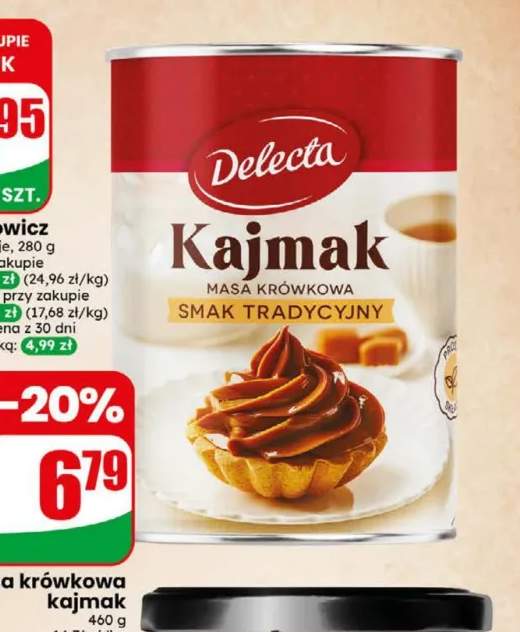 Masa krówkowa kajmak Delecta
