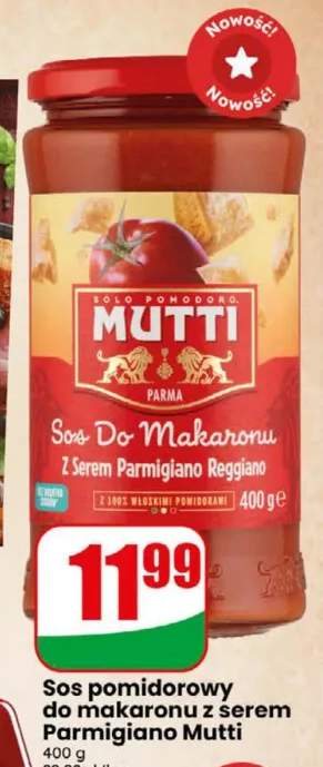 Sos pomidorowy do makaronu z serem Parmigiano Mutti