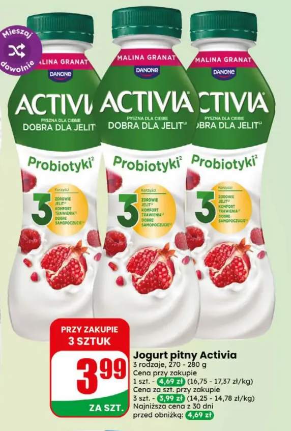 Jogurt pitny Activia