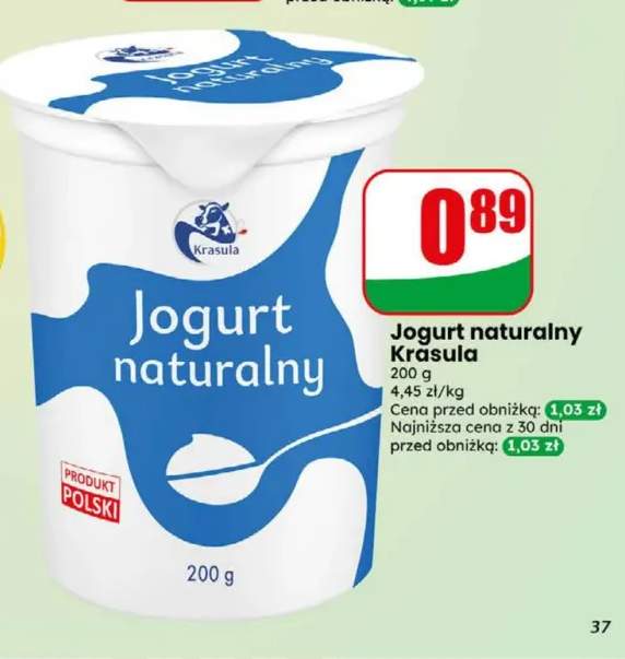 Jogurt naturalny Krasula