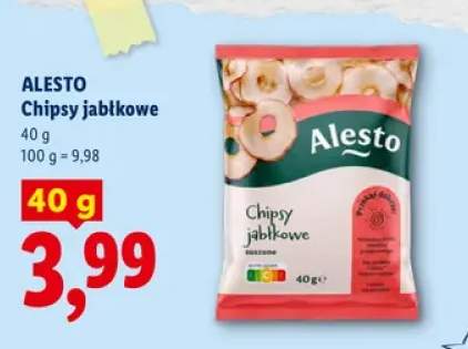 Chipsy jabłkowe Alesto