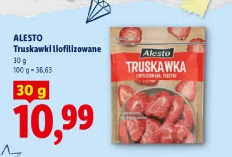 Truskawki liofilizowane Alesto