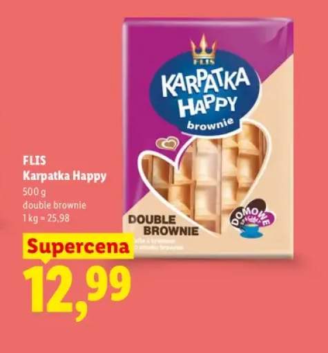 Karpatka Happy double brownie Flis