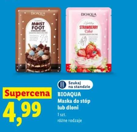 Maska do stóp Bioaqua +1 wariant