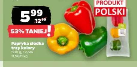 Papryka słodka trzy kolory polska