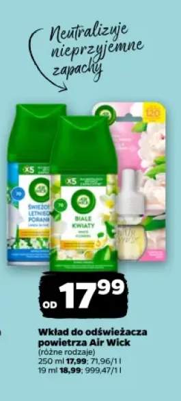Wkład do odświeżacza powietrza Air Wick 250 ml +1 wariant