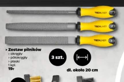 Zestaw pilników Techliner