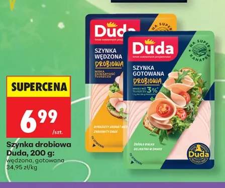 Szynka drobiowa Duda wędzona +1 wariant