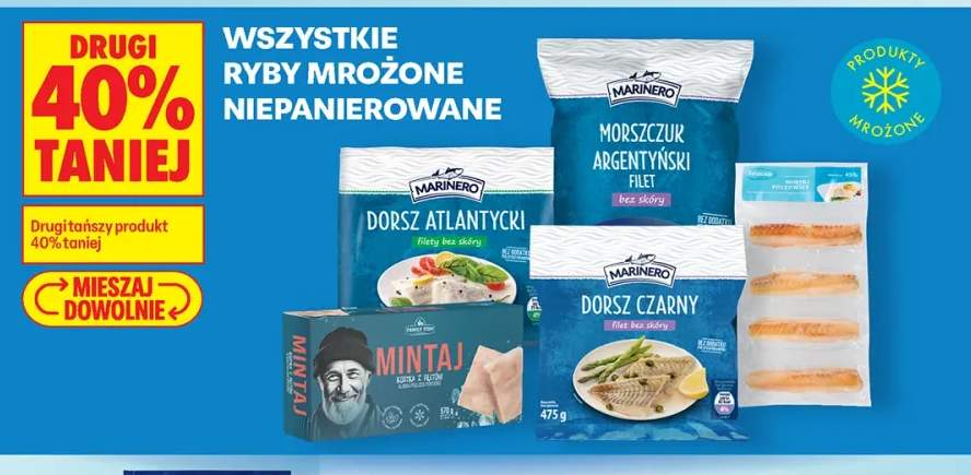 Ryby mrożone niepanierowane +5 wariantów