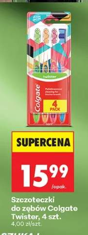 Szczoteczki do zębów Colgate Twister 4-pak
